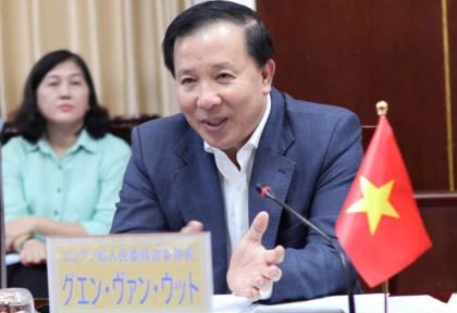 Lãnh đạo tỉnh Long An tiếp và làm việc với Đoàn công tác tỉnh Yamanashi (Nhật Bản)